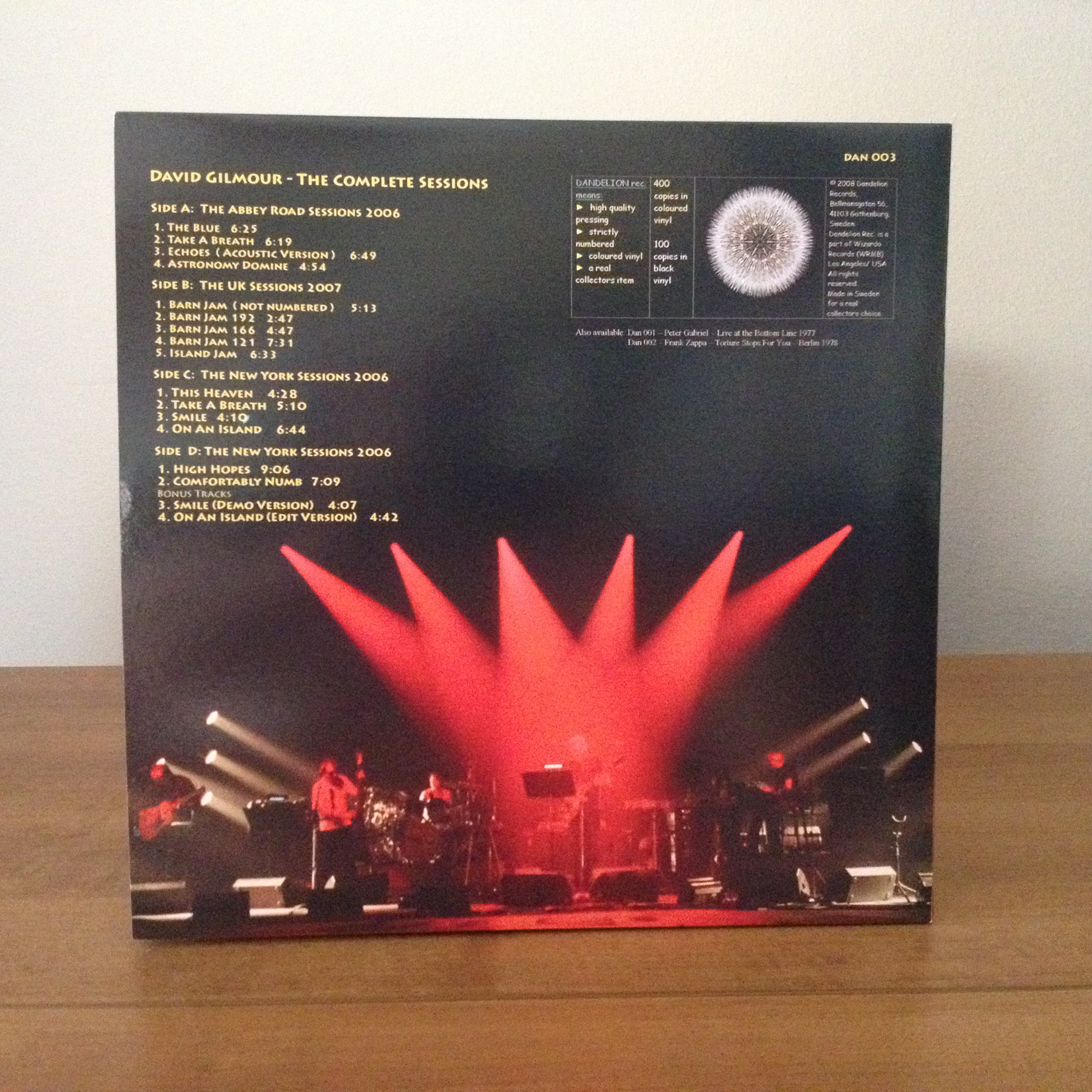 David Gilmour The Complete Sessions Vinyl Mart Music Marketplace