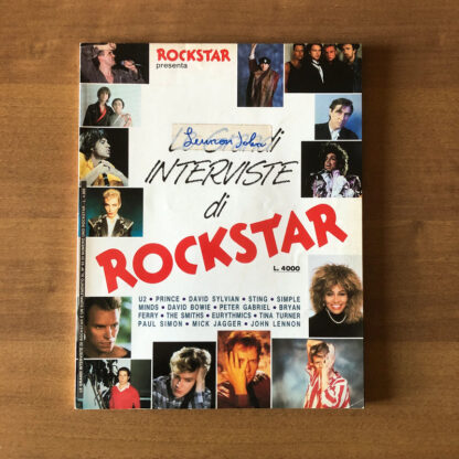 Rivista Musicale - Le Grandi Interviste Di Rockstar - Giugno 1988, John Lennon, Mick Jagger, David Bowie etc.